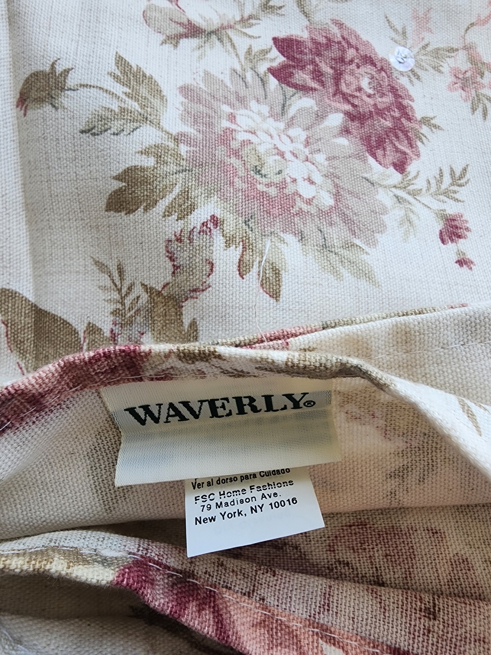 Waverly Norfolk Rose Valances (3) PLS READ DESCRIPTION FOR PRICING